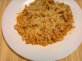 Спагетті з м'ясним соусом