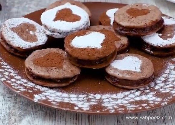 Мигдальне печиво з шоколадом